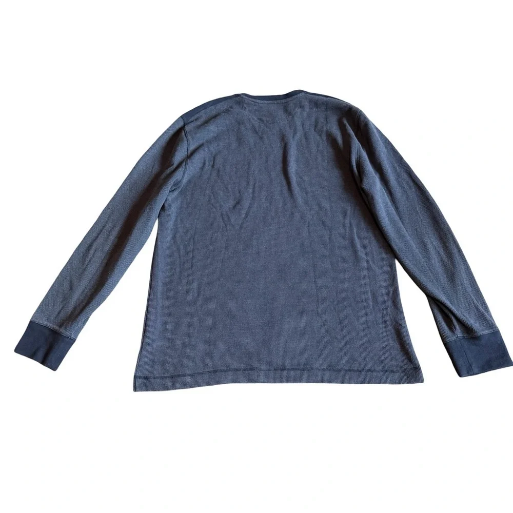 Banana Republic Lightweight Waffle Knit Long Sleeve Shirt Top Stretch Size XL